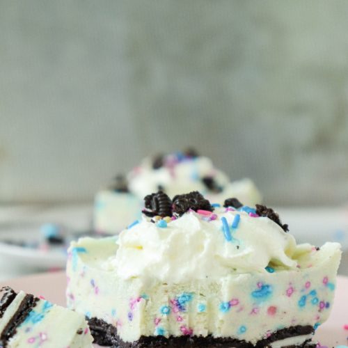 Funfetti Oreo Frozen Cheesecake
