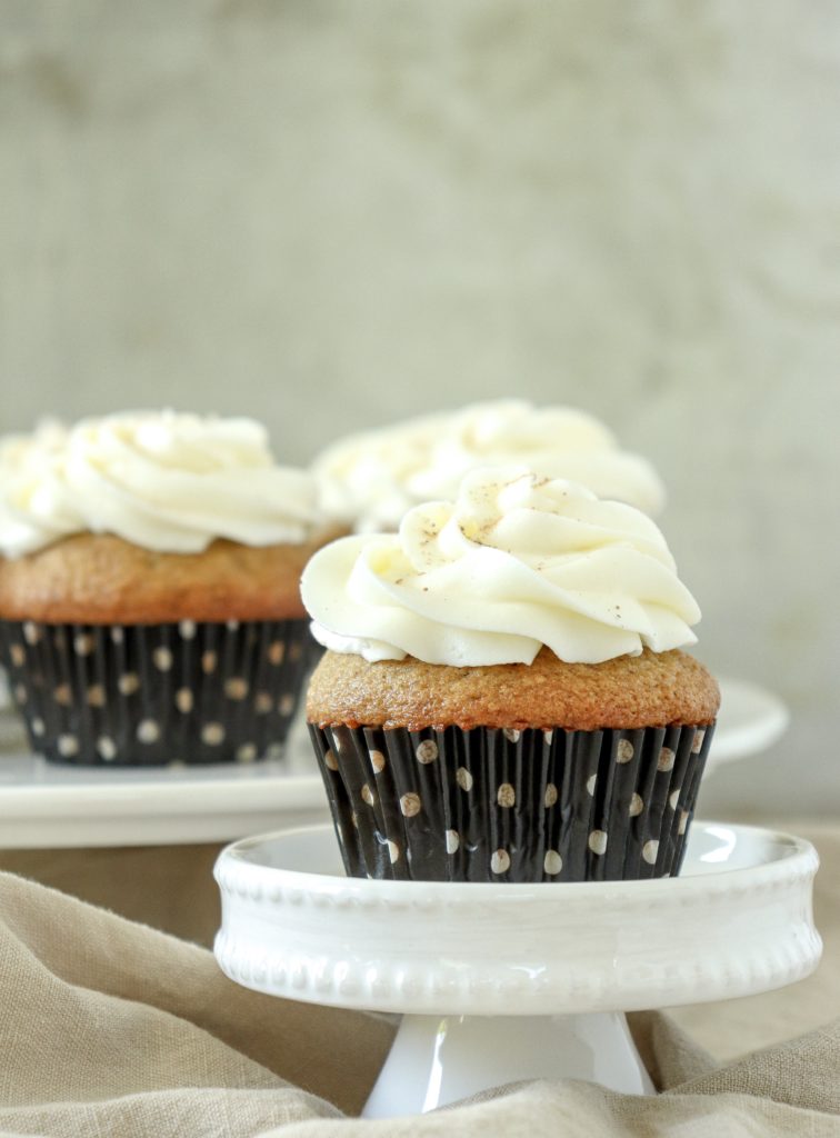 Banana Cupcakes with Cream Cheese Frosting