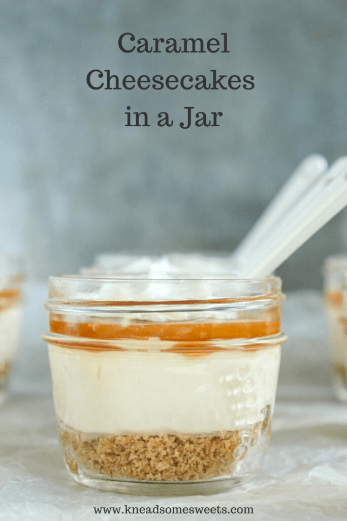 Caramel Cheesecakes in a Jar