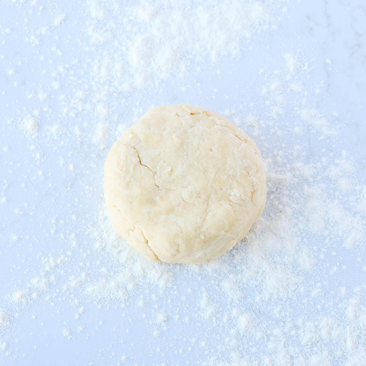 Disk of pie dough.