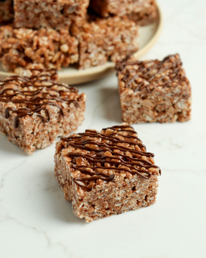 Nutella Rice Nutella Rice Krispie Treats - Knead Some Sweets